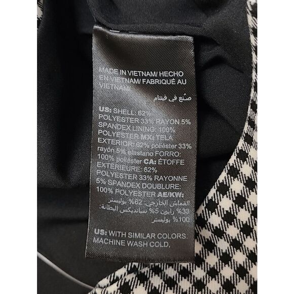 🖤🤍 WHITE HOUSE BLACK MARKET Gingham Pencil Skirt w/Removable Belt NWT SIZE 8 - Picture 14 of 16